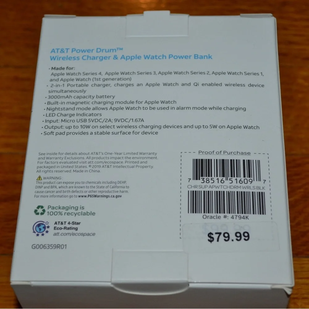 Wireless Charger & Apple Watch Power Bank